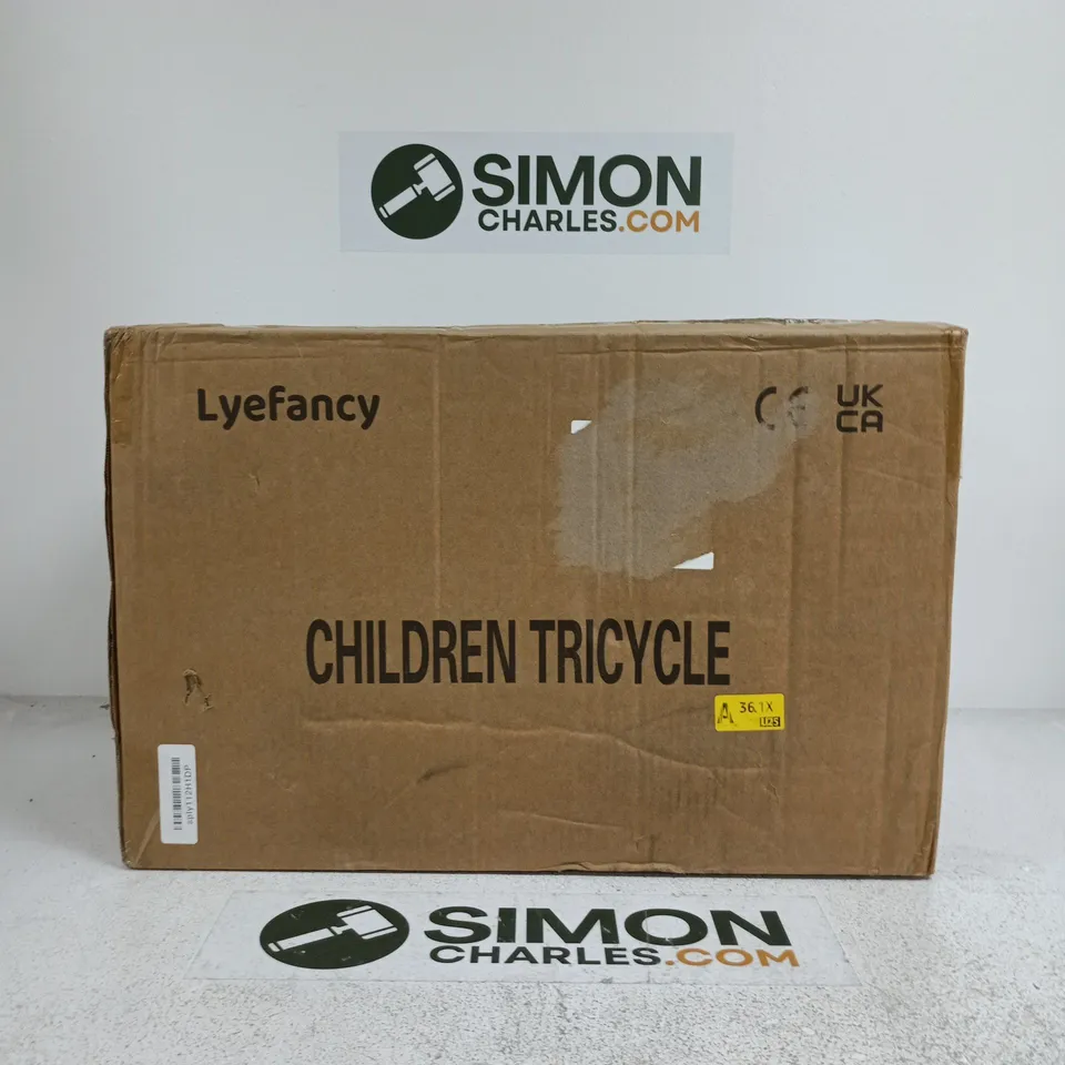 LYEFANCY CHILDREN'S TRICYCLE – BOXED