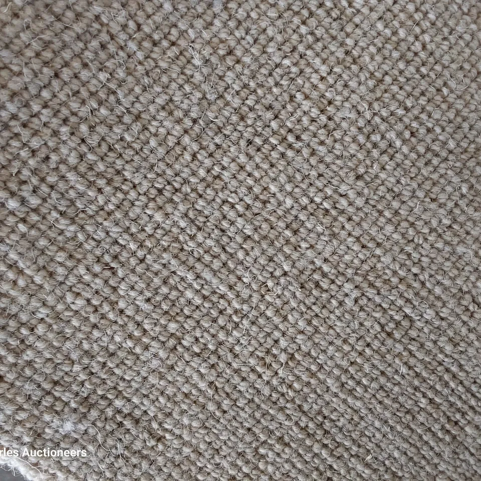 ROLL OF QUALITY NATURAL CO-ORDINATES CORD (NEW) CLOVE CARPET 5 × 7.2M