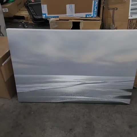 BOXED SILVER LIGHT BY MAGGIE OLSEN - WRAPPED CANVAS