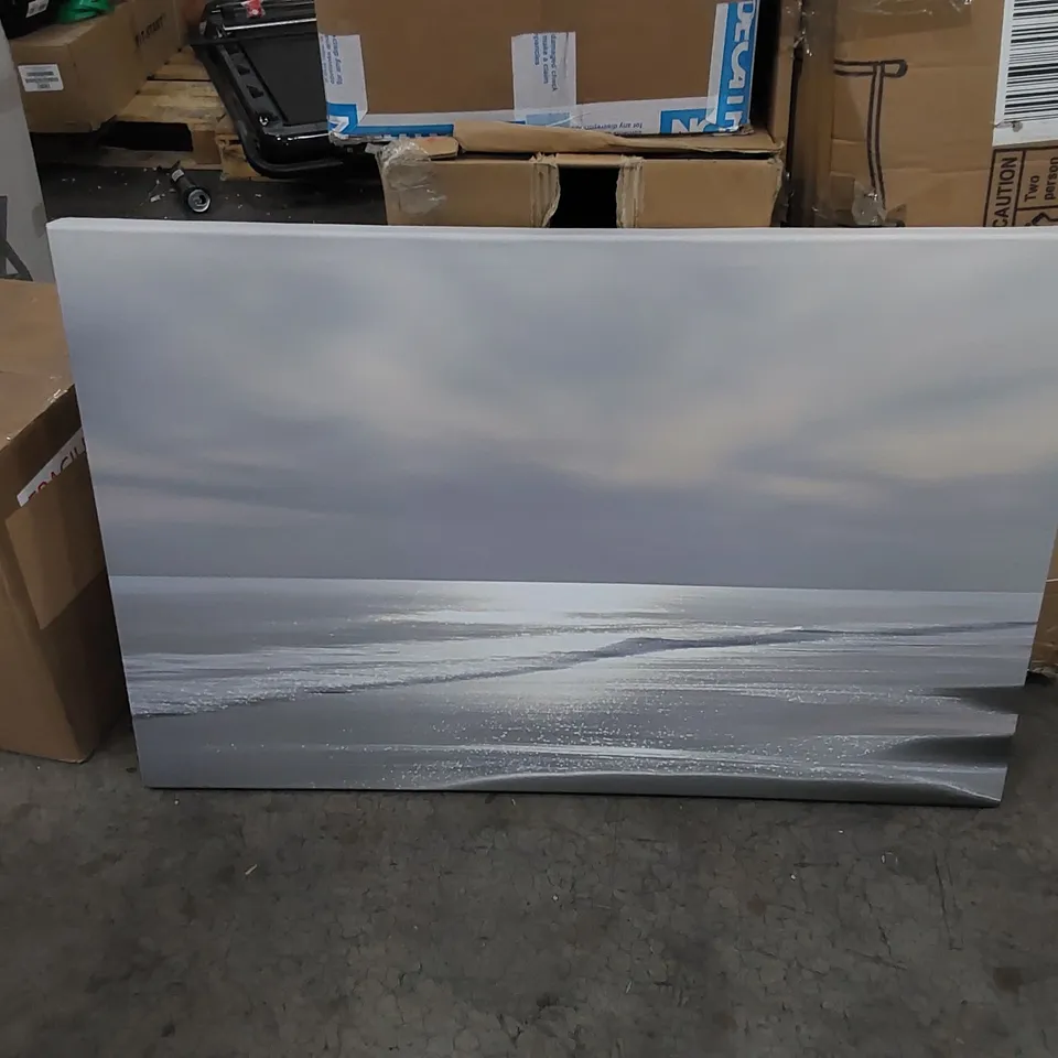 BOXED SILVER LIGHT BY MAGGIE OLSEN - WRAPPED CANVAS 