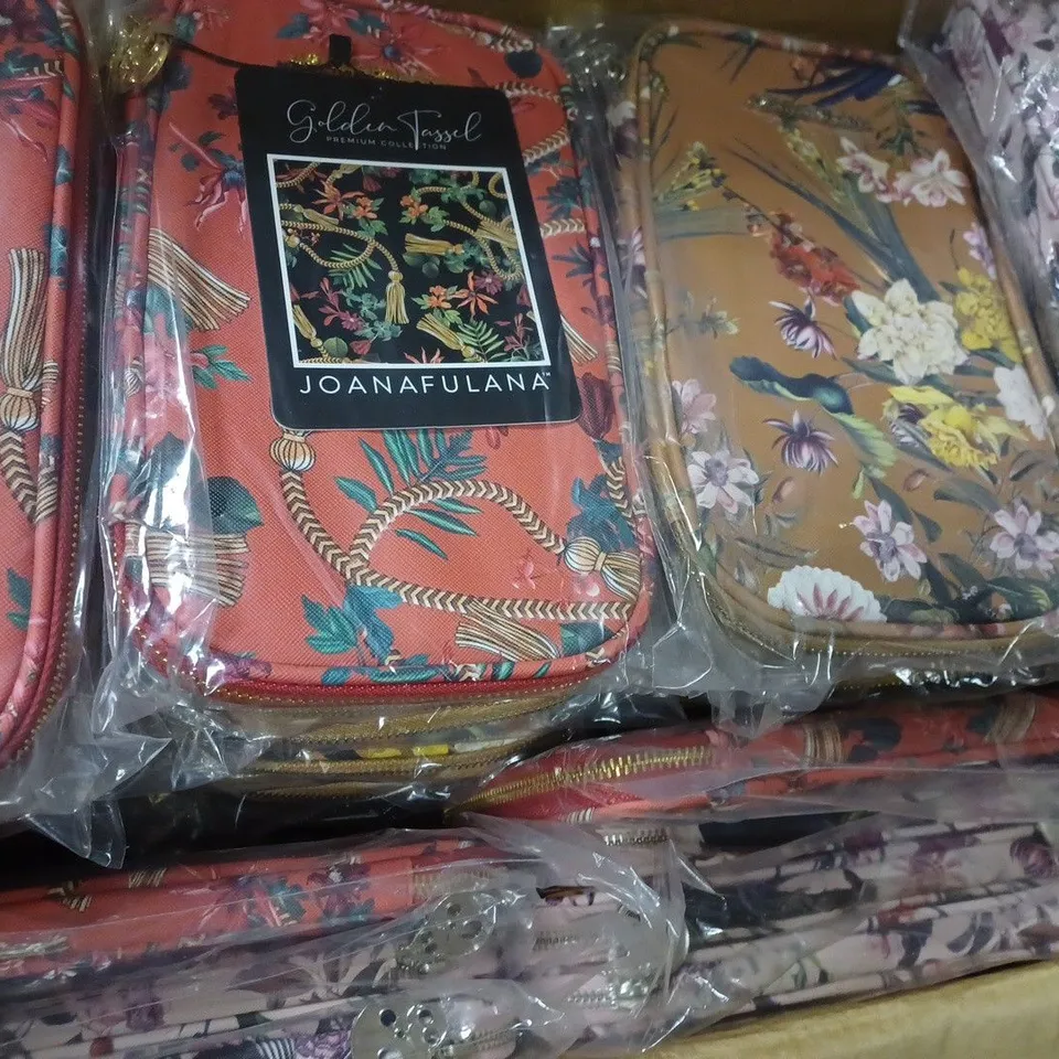 BOX OF APPROX 30 ASSORTED COLOURS AND STYLES OF JOANA FULANA PREMIUM COLLECTION STORAGE BAGS
