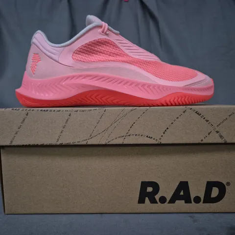 BOXED PAIR OF R.A.D ONE NEON FLARE SHOES IN PINK UK SIZE 5