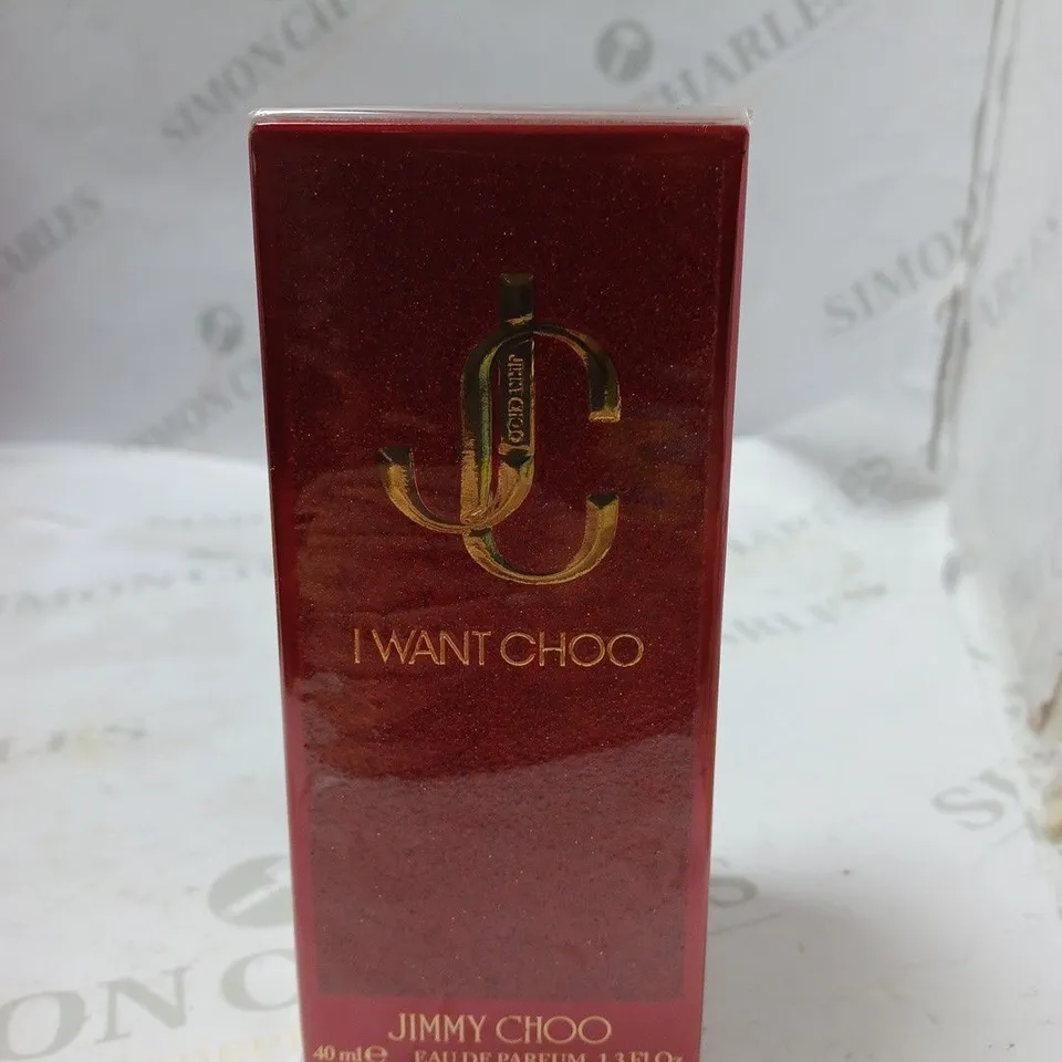 BOXED AND SEALED I WANT CHOO JIMMY CHOO EAU DE PARFUM 40ML