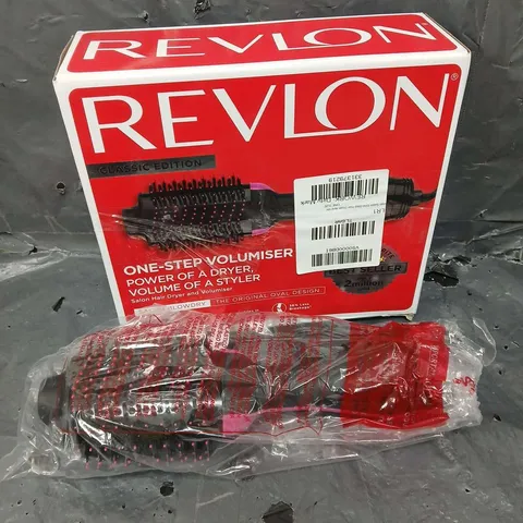 BOXED REVLON SALON ONE-STEP HAIR DRYER AND VOLUMISER 