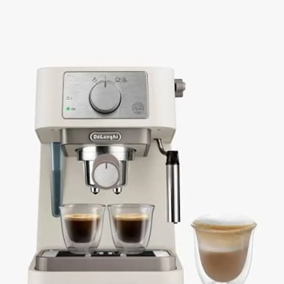 BOXED DĒLONGHI EC260.CR STILOSA MANUAL PUMP ESPRESSO COFFEE MACHINE - CREAM