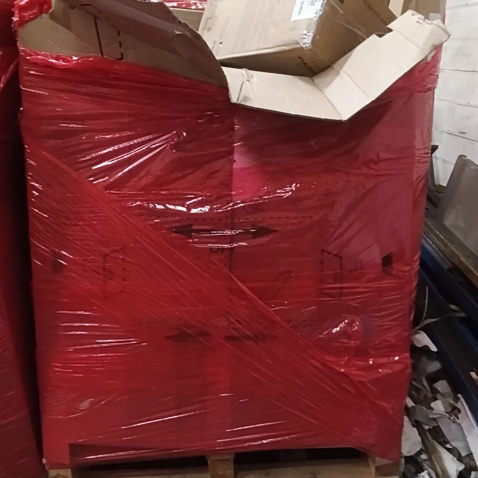PALLET OF ASSORTED ITEMS INCLUDING - COOKER,YOGA MAT, BUSINESS MACHINE