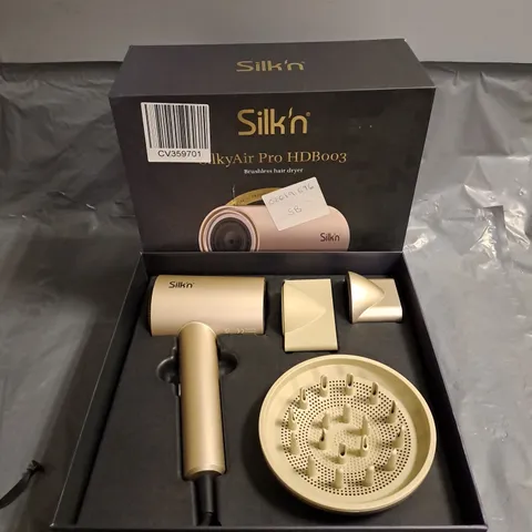 BOXED SILK'N SILKYAIR PRO BRUSHLESS HAIR DRYER IN SAND