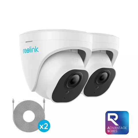 REOLINK 4K+ UHD NVR POE AI DOME ADD-ON CAM 2PK
