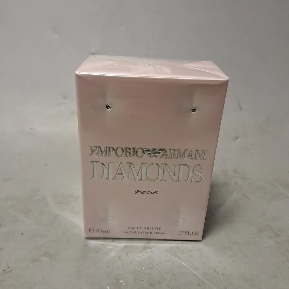 BOXED AND SEALED EMPORIO ARMANI DIAMONDS ROSE EAU DE TOILETTE 50ML