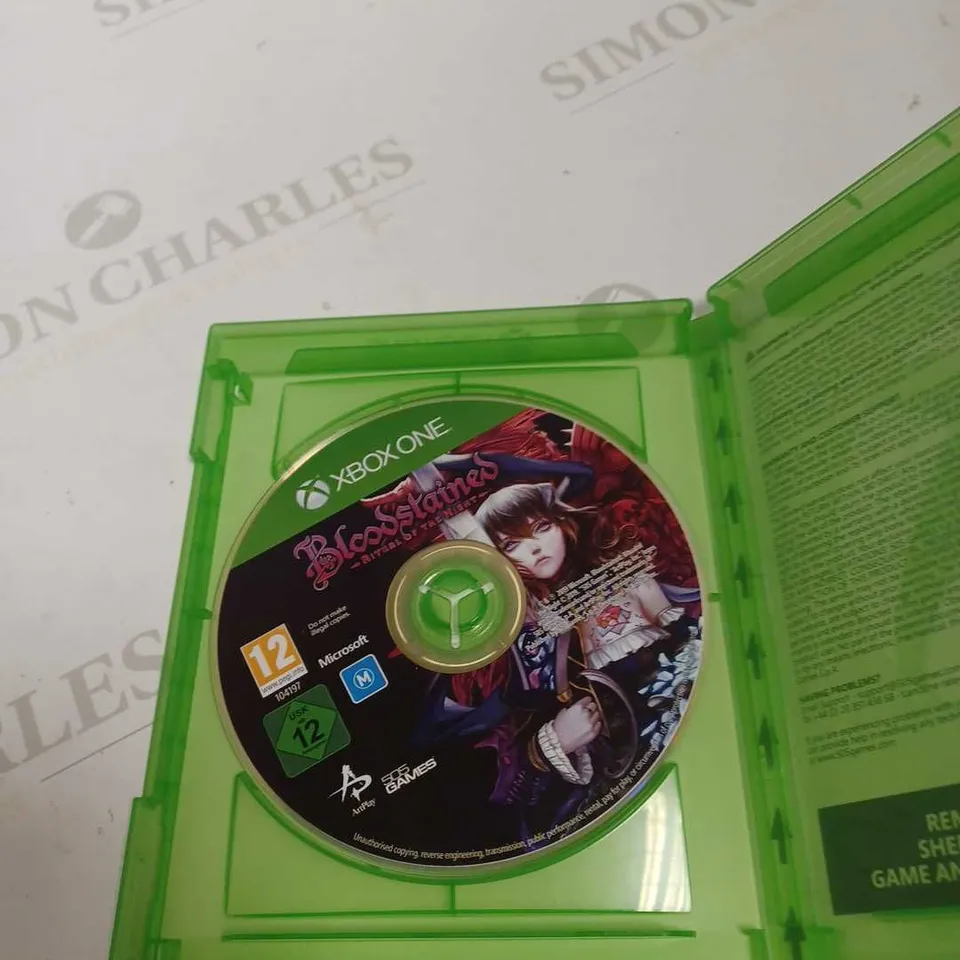 XBOX ONE BLOODSTAINES RITUAL OF THE NIGHT 