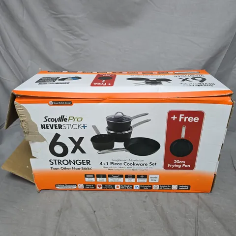 SCOVILLE PRO NEVER STICK COOKWARE SET 