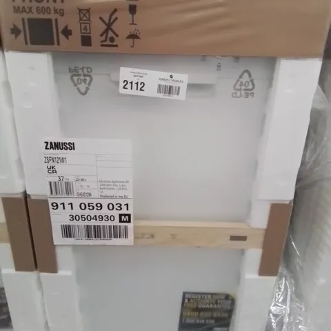 ZANUSSI SLIMLINE FREESTANDING 9 PLACE DISHWASHER Model ZSFN121W1
