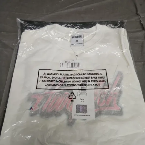 BAGGED HOODRICH GRAPHIC TEE - SIZE XS - WOMENS