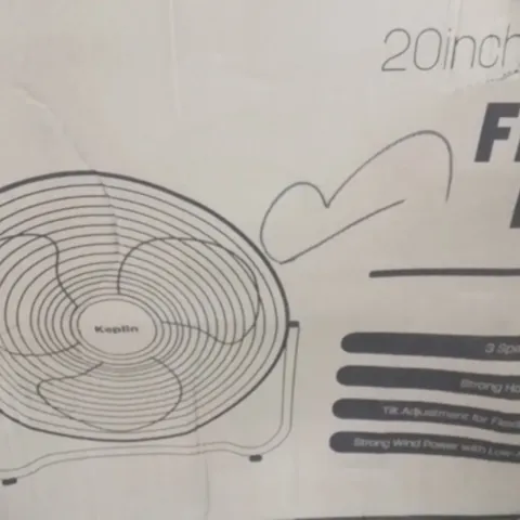 BOXED KEPLIN 20 INCH FLOOR FAN 