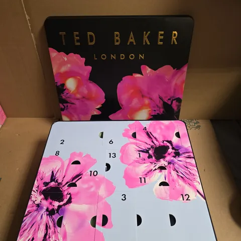 TED BAKER 12 DAY BATH AND BODY ADVENT CALENDER TIN