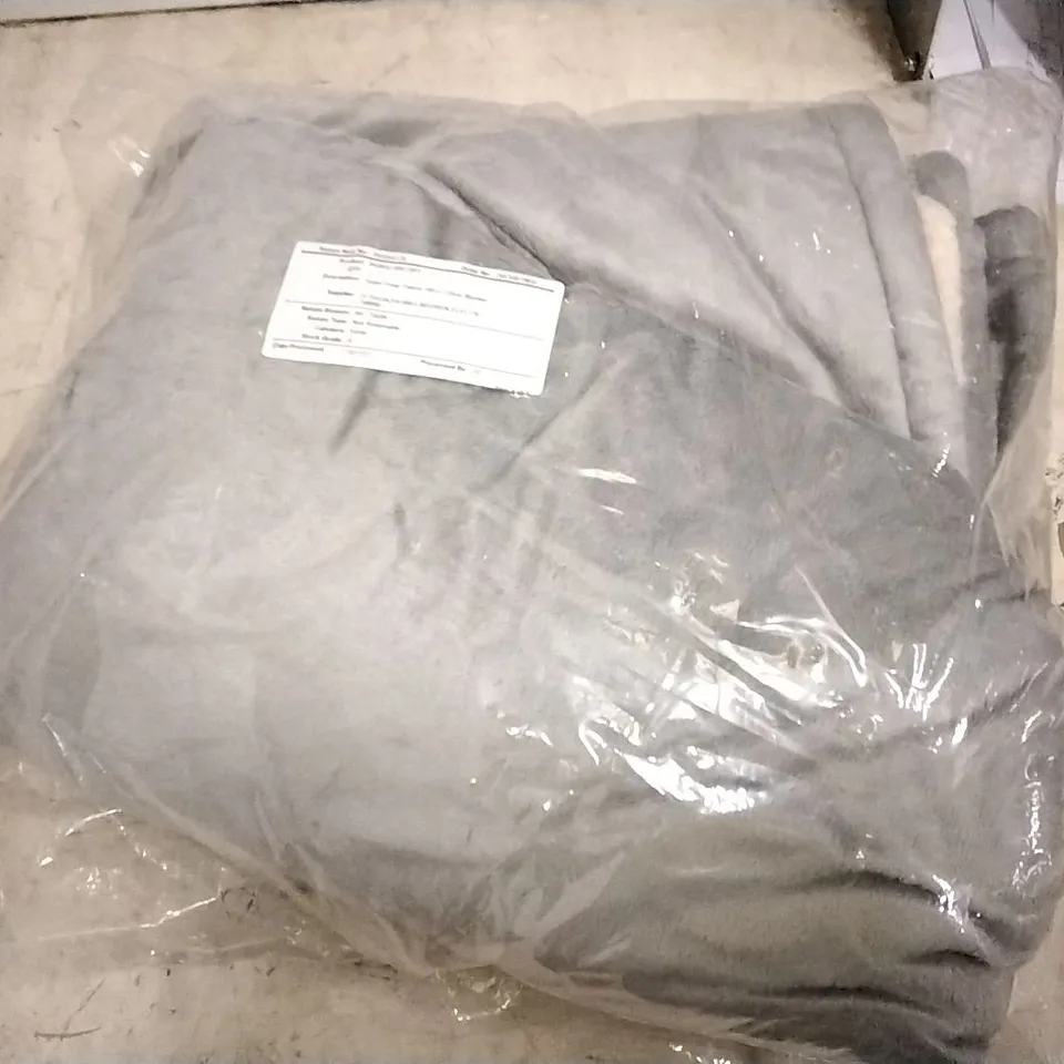 SUPER POLAR FLEECE 160 X 120 CM BLANKET GREY