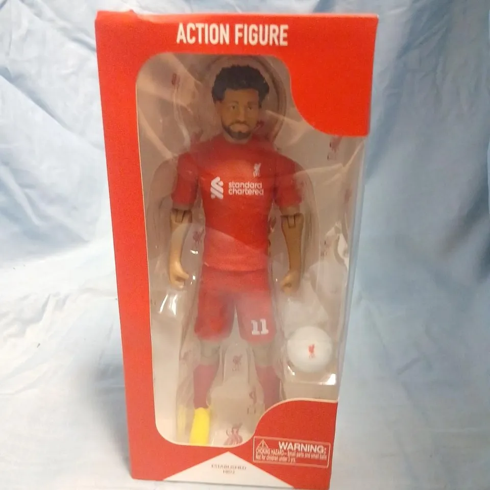 LIVERPOOL FC SALAH ACTION FIGURE – OFFICIAL LICENSED PRODUCT, RED KIT