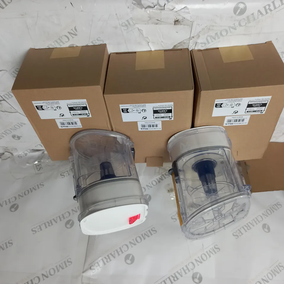 FIVE BOXED SHARK HAND VACUUM FILTER CANISTERS 3809F J201EUUK