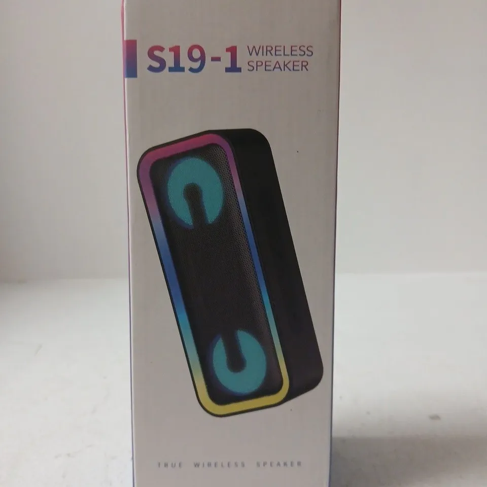 S19-1 WIRELESS SPEAKER – PORTABLE