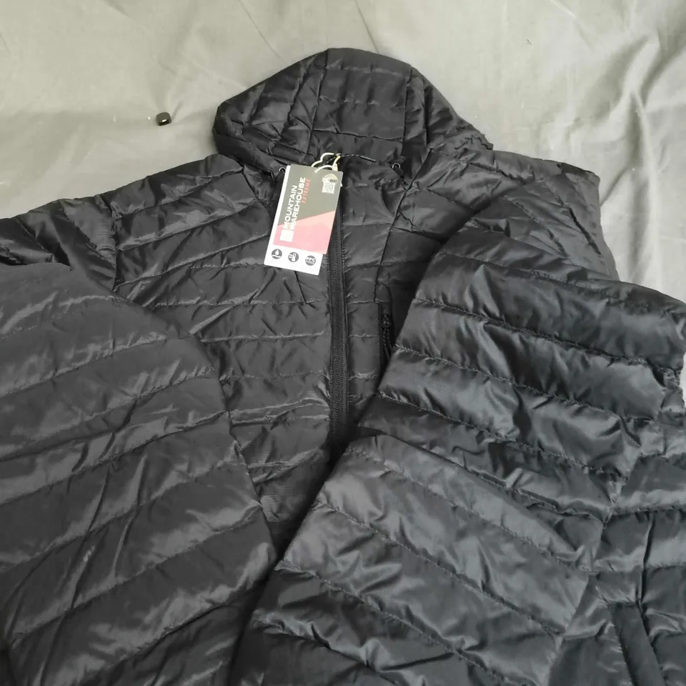 MOUNTAIN WAREHOUSE HENRY II EXTREME DOWN PADDED JACKET – JET BLACK, UK M