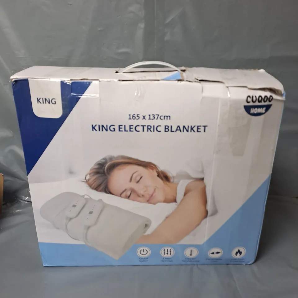 CUQOO HOME ELECTRIC BLANKET - KING SIZE