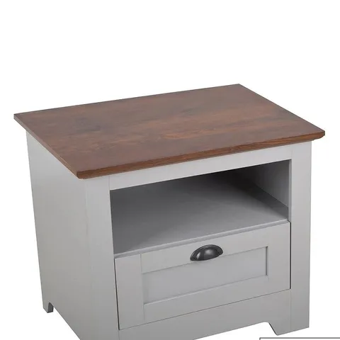 BOXED DEVON LAMP TABLE GREY - COLLECTION ONLY