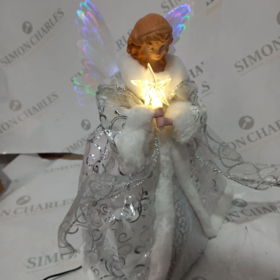 BOXED MR CHRISTMAS FIBER OPTIC ANIMATED ANGEL