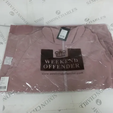 BAGGED WEEKEND OFFENDER KAZAN ZIPPED COAT SIZE L