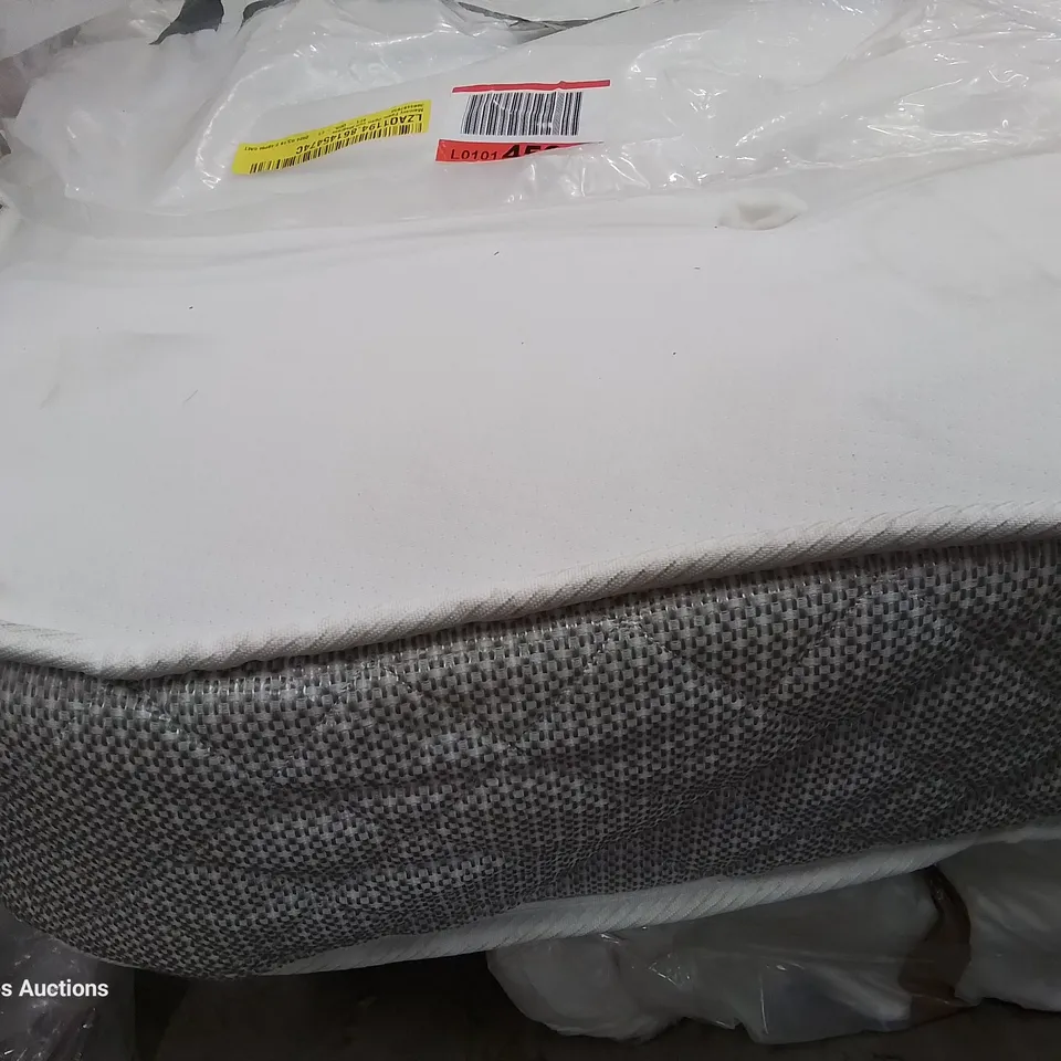 UNBAGGED MEMORY FOAM OPEN COIL 6FT SUPER KING SIZED MATTRESS