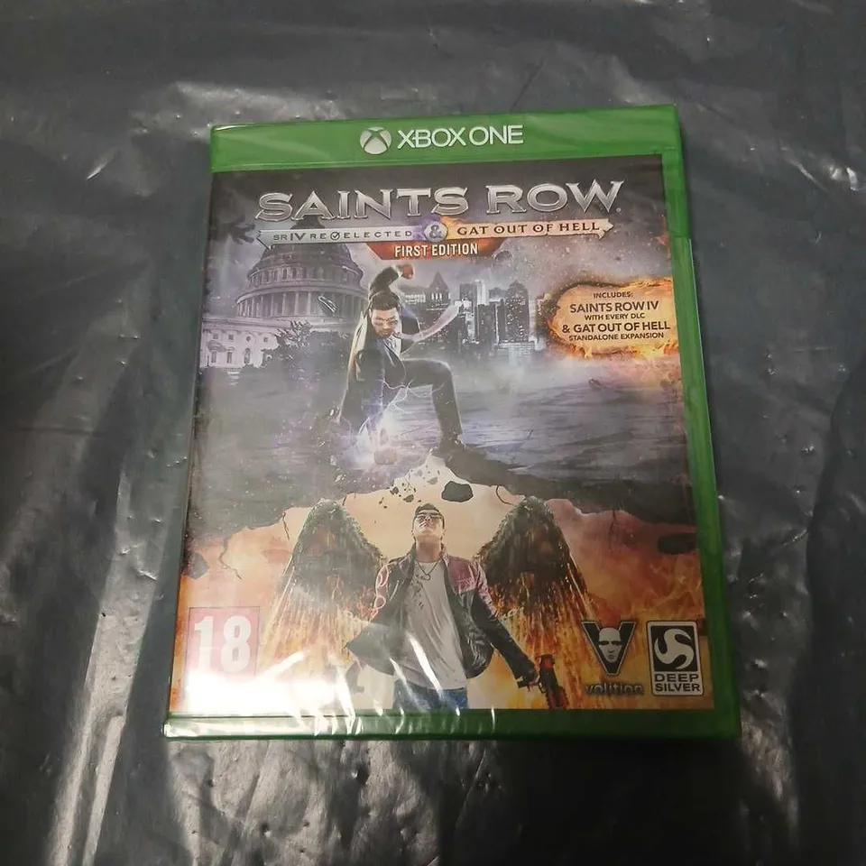 SAINTS ROW IV: RE-ELECTED & GAT OUT OF HELL – FIRST EDITION (XBOX ONE)