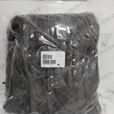 COZEE HOME VELVETSOFT HEATED THROW IN GREY
