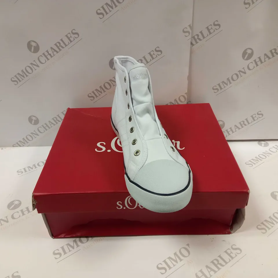 BOXED PAIR OF PAVERS S OLIVER HIGH TOP ANKLE SHOES UK SIZE 6.5