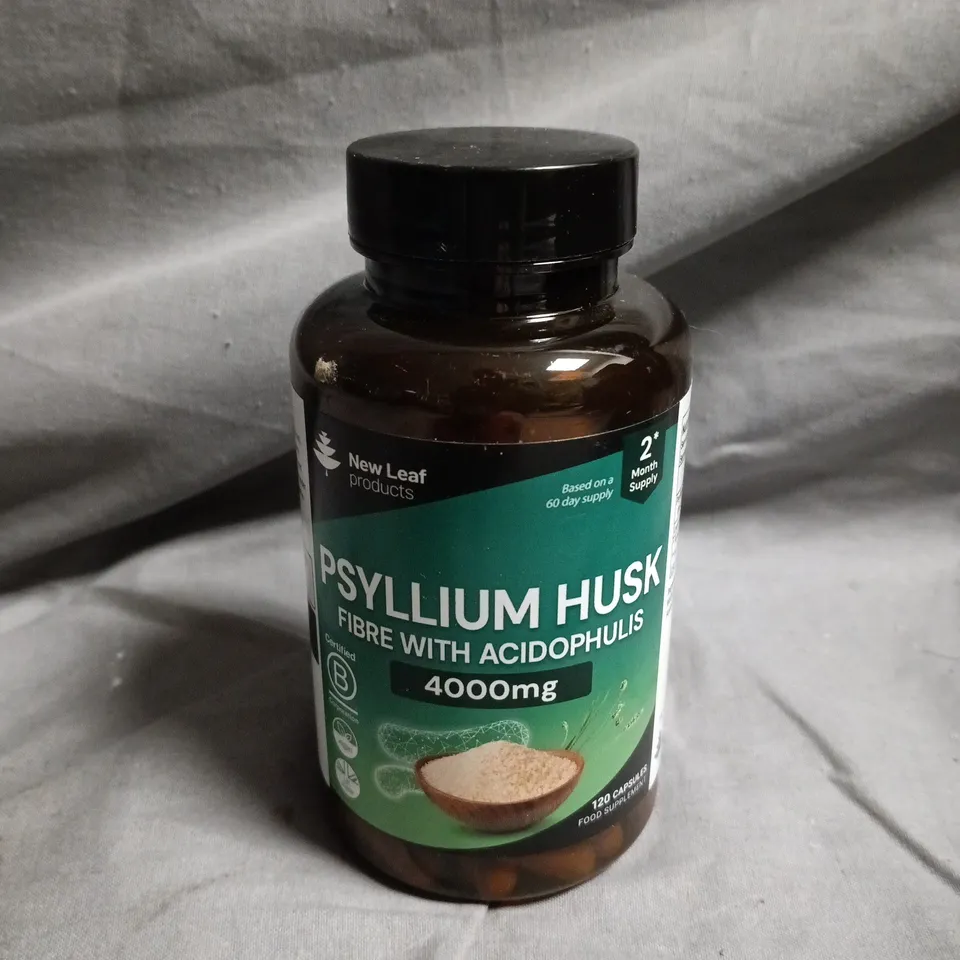 PSYLLIUM HUSK FIBRE WITH ACIDOPHULIS (120CAPSULES)