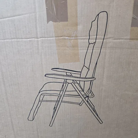 TORQUAY CUSHIONED SUN LOUNGER - COLLECTION ONLY