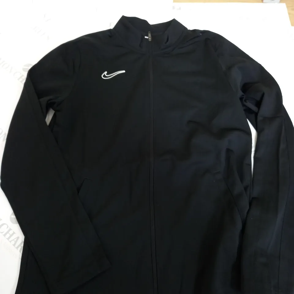NIKE DRI FIT KIDS BLACK JACKET - KIDS L