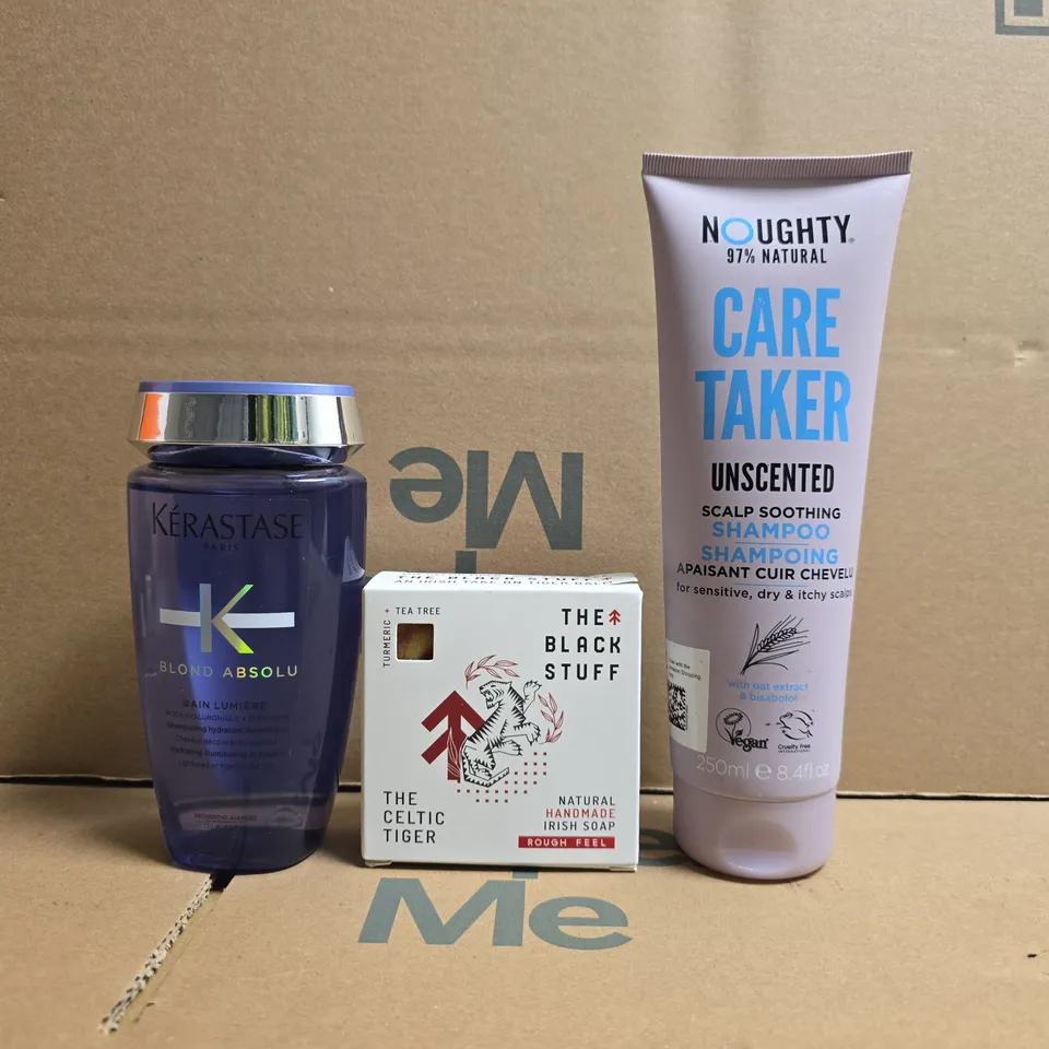 APPROXIMATELY 10 ASSORTED COSMETIC ITEMS TO INCLUDE KÉRASTSE, THE BLACK STUFF, ETC - COLLECTION ONLY