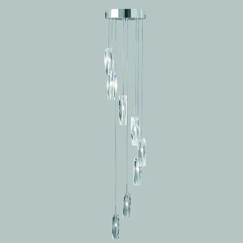BOXED NEIL 8-LIGHT CLUSTER PENDANT