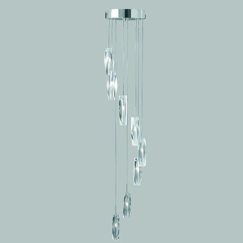 BOXED NEIL 8-LIGHT CLUSTER PENDANT