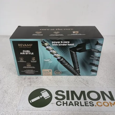 REVAMP PROFESSIONAL CURL AIR STYLE HAIR STYLER WITH ATTACHMENTS 
