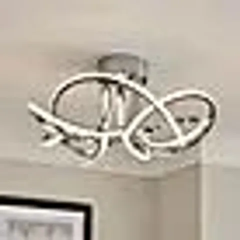 BOXED MARGOT SEMI FLUSH LED CEILING LIGHT