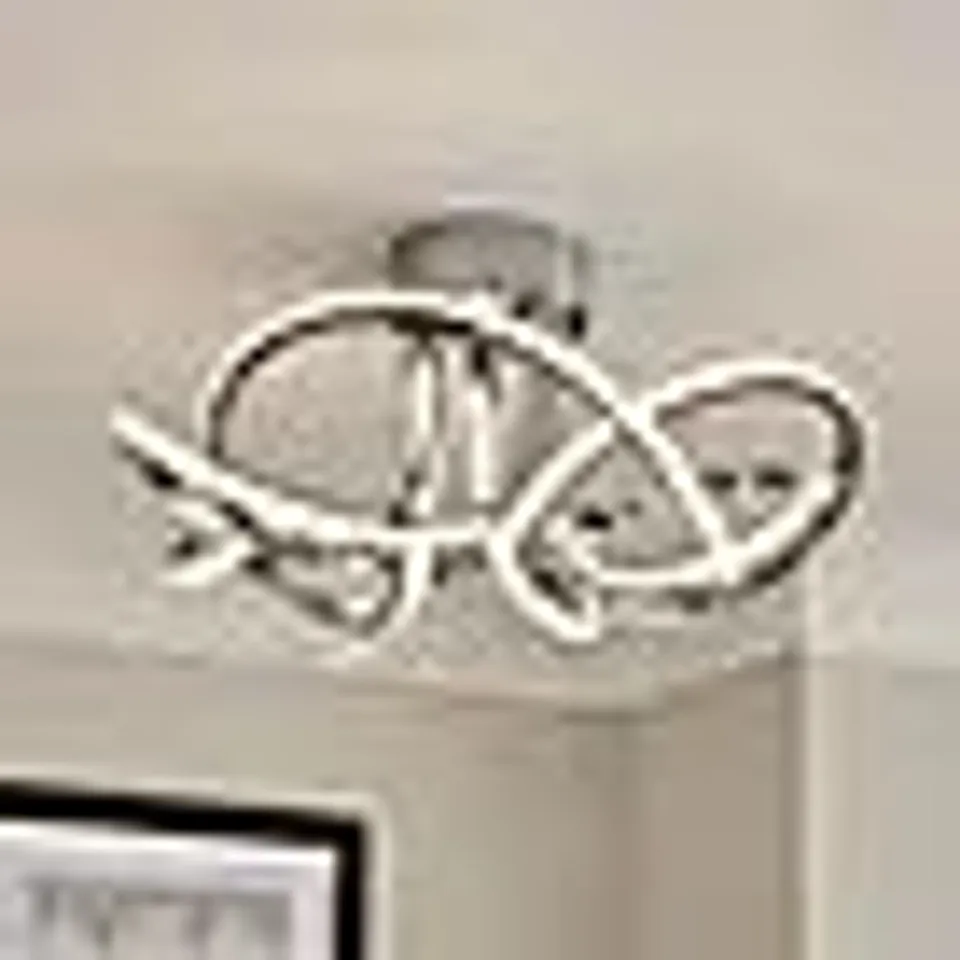 BOXED MARGOT SEMI FLUSH LED CEILING LIGHT