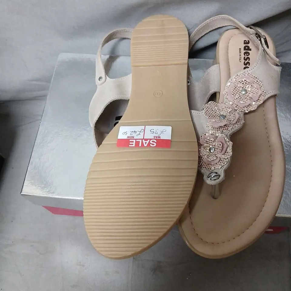 ADESSO ROSE GOLD SANDALS – UK 7 (EU 40)