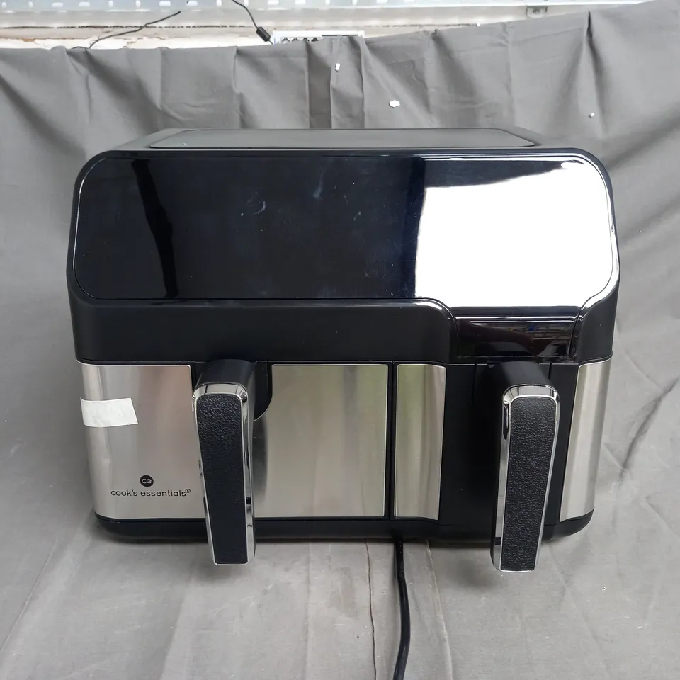 BOXED OUTLET COOK'S ESSENTIALS DUAL AIR FRYER