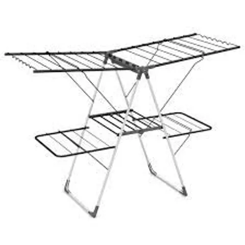 BOXED COSTWAY 2 TIER FOLDABLE CLOTHES AIRER