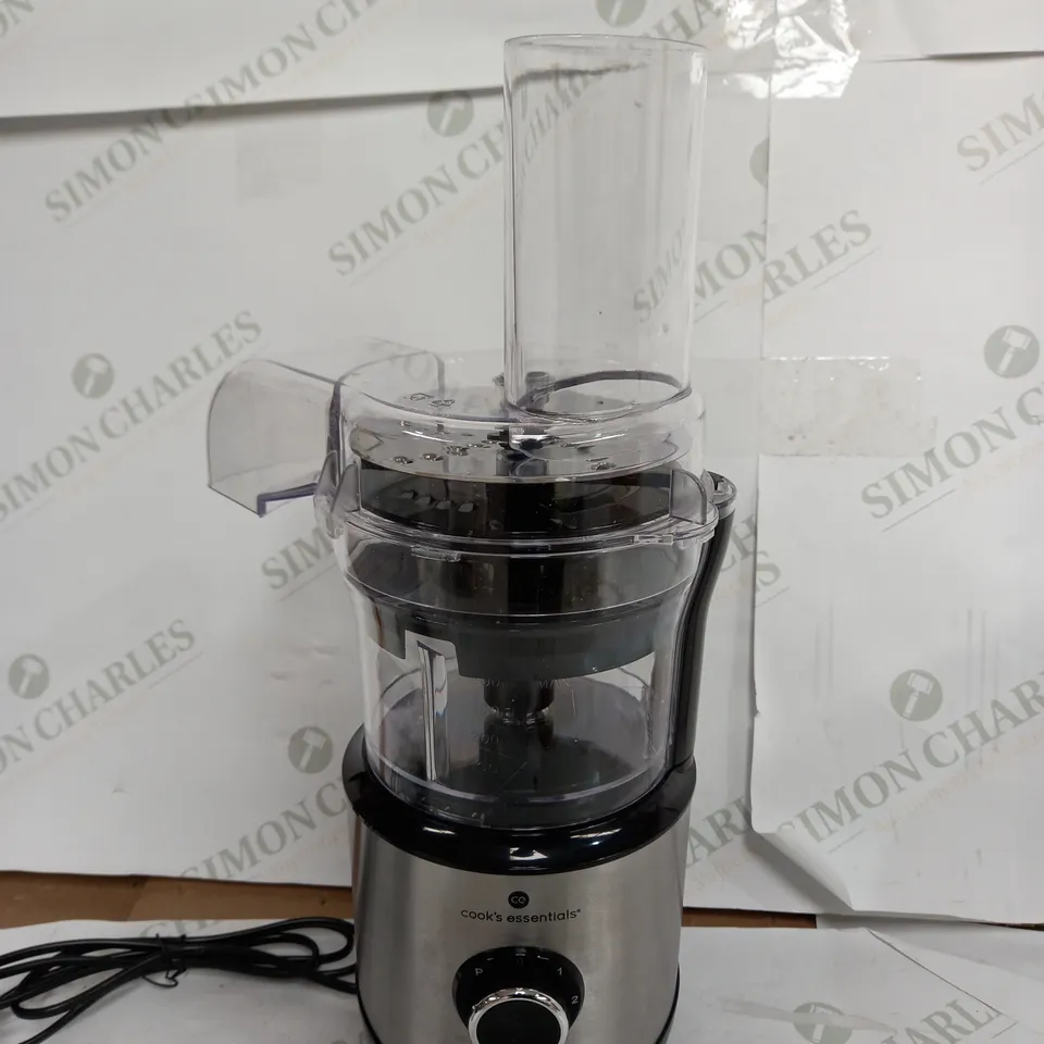 COOK'S ESSENTIALS 400ML COMPACT DOUBLE BLADE FOOD PROCESSOR