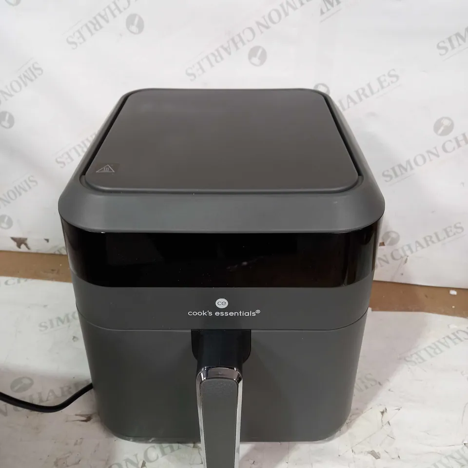 COOK'S ESSENTIALS 5.8L AIR FRYER IN SLATE GREY