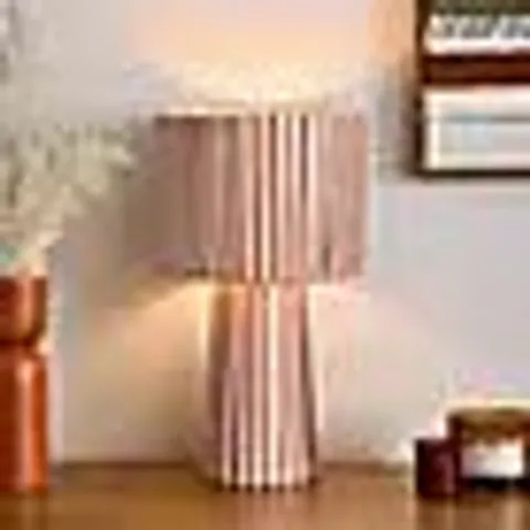 BOXED SUZIE STRIPED TABLE LAMP