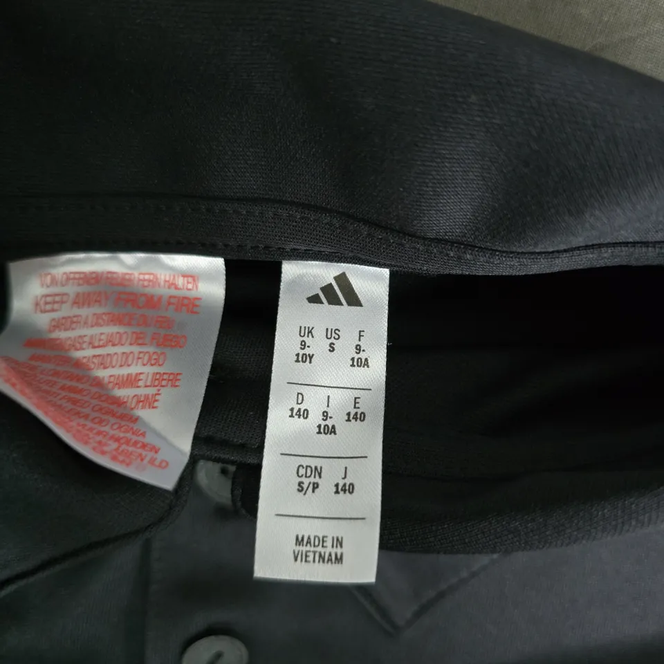 ADIDAS POLO SHIRT BLACK – YOUTH UK 9-10Y