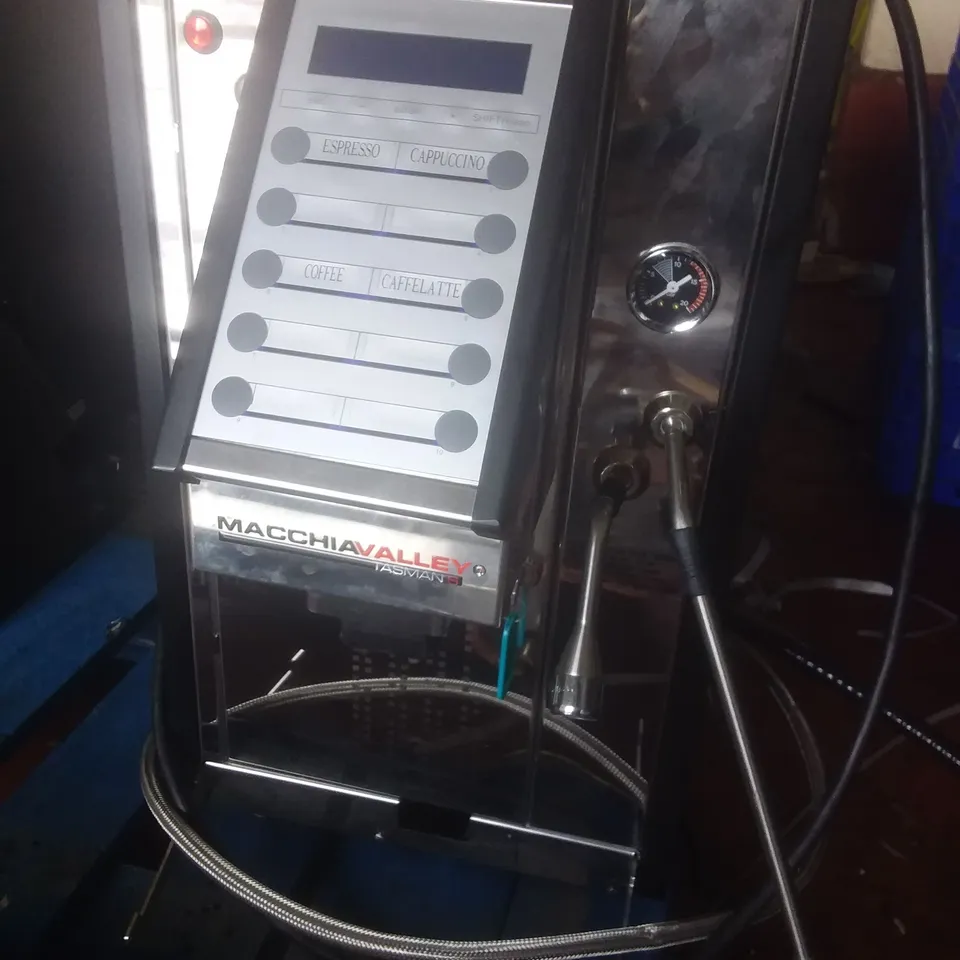 MACCHIA VALLEY TASMAN S COFFEE MACHINE 