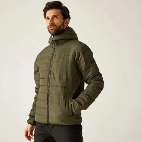 BRAND NEW REGATTA HELFA MENS JACKET IN OLIVE NIGHT - MEDIUM